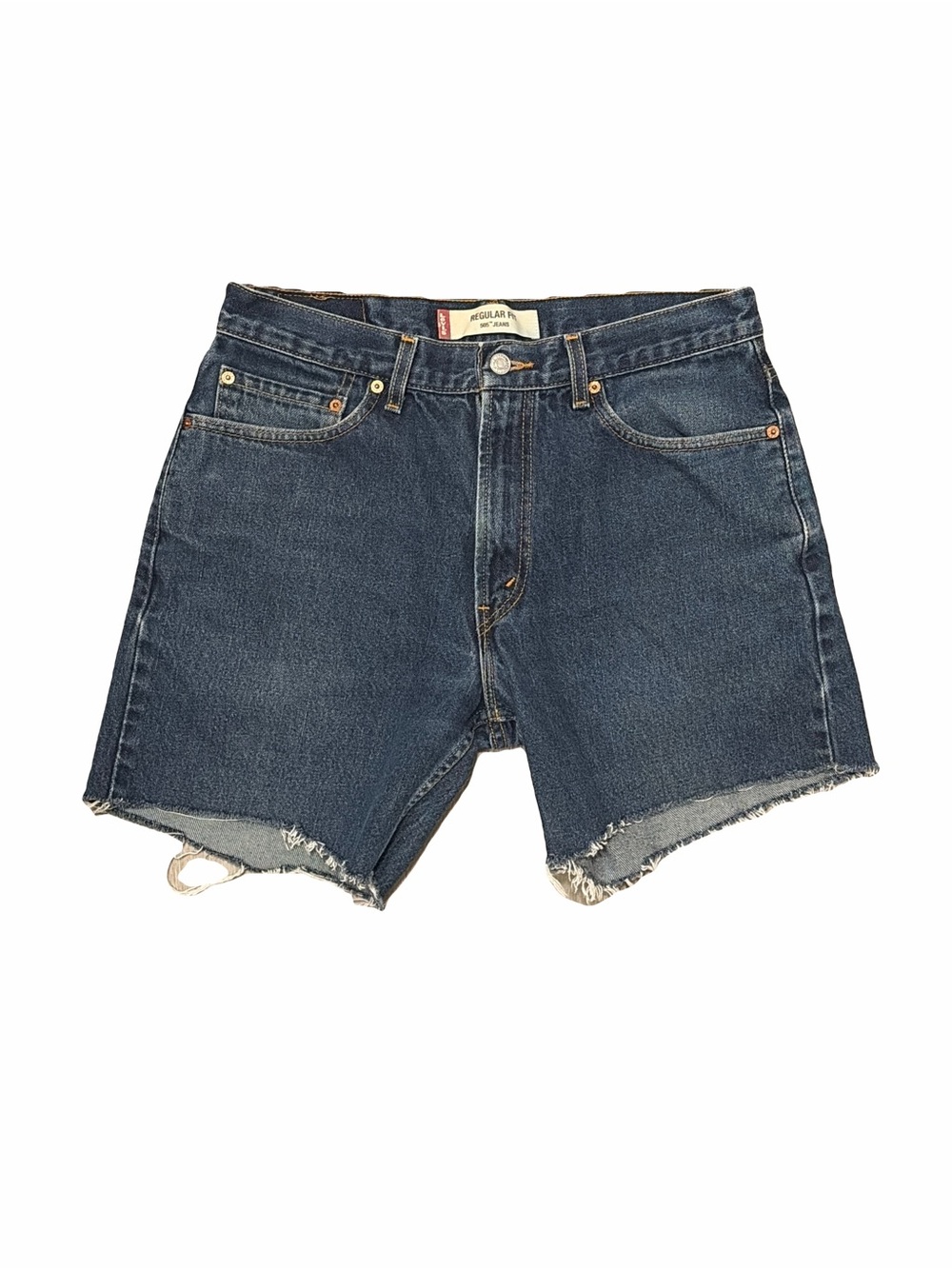 Vintage Levi's Blue Denim 505 Regular Fit Jean Shorts